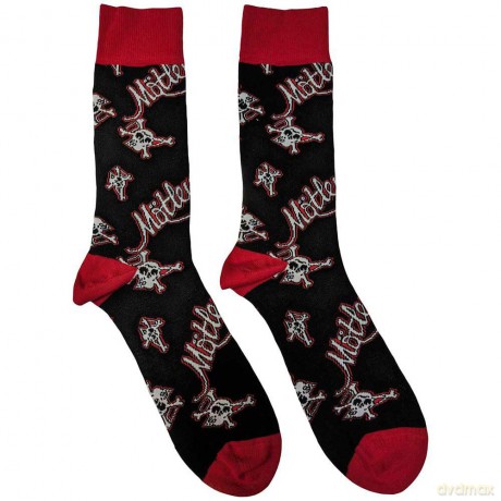 Motley Crue: Unisex Ankle Socks: Feelgood Repeat (Black) (UK Size 7 - 11)