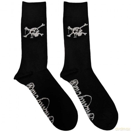 Motley Crue: Unisex Ankle Socks: Skull (Black) (UK Size 7 - 11)