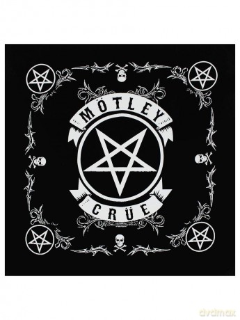 Motley Crue: Unisex Bandana: Pentagram