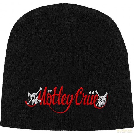 Motley Crue: Unisex Beanie Hat: Dr Feelgood Logo (Black)