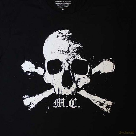 Motley Crue: Unisex Long Sleeve T-Shirt: Orbit Skull (Black) (Sleeve Print) (Medium)