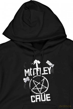 Motley Crue: Unisex Pullover Hoodie: Roadcase (Black) (Small)