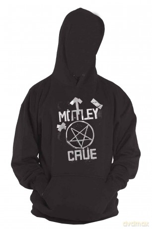 Motley Crue: Unisex Pullover Hoodie: Roadcase (Black) (X-Large)