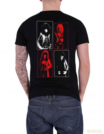 Motley Crue: Unisex T-Shirt: 40 Years (Black) (Back Print) (Medium)