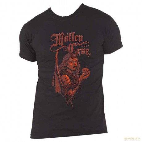 Motley Crue: Unisex T-Shirt: Argentina (Black) (Small)