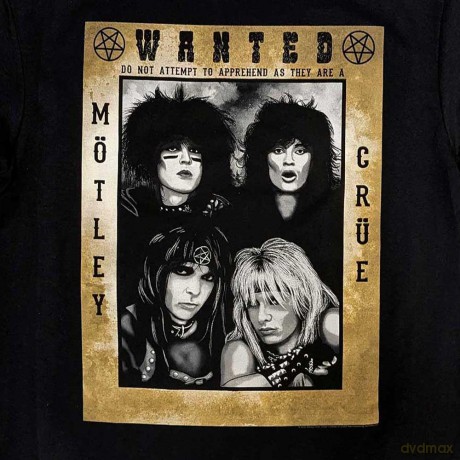 Motley Crue: Unisex T-Shirt: Buffalo (Black) (X-Large)