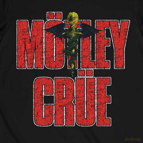 Motley Crue: Unisex T-Shirt: Dr Feelgood Since 1989 (Black) (Back Print) (Small)