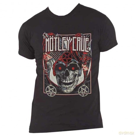 Motley Crue: Unisex T-Shirt: Vegas (Black) (Medium)