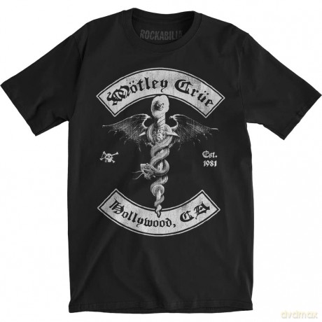 Motley Crue: Unisex Tee: Feelgood Hollywood Revision (Large)