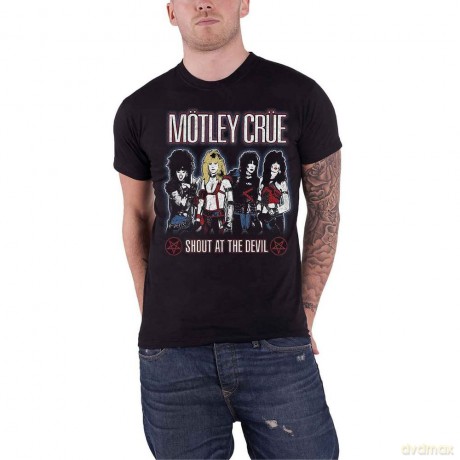 Motley Crue: Unisex Tee: Shout at the Devil (Large)