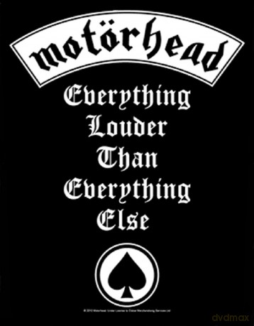 Motorhead: Back Patch: Everything Louder