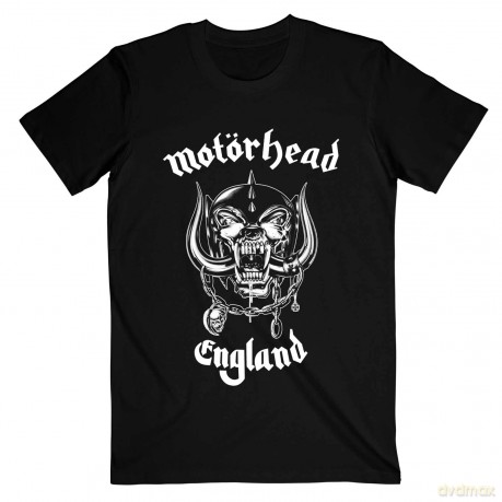 Motorhead: Kids T-Shirt: England (Black) (12-13 Years)