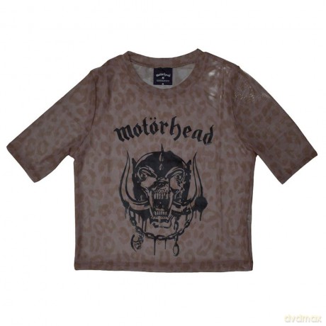 Motorhead: Ladies Crop Top: Warpig (Pink) (Mesh) (Medium)