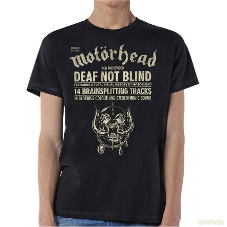 Motorhead: Men's Tee: Deaf Not Blind (XX-Large)