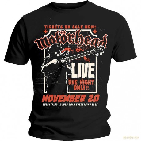 Motorhead: Men's Tee: Lemmy Firepower (Small)