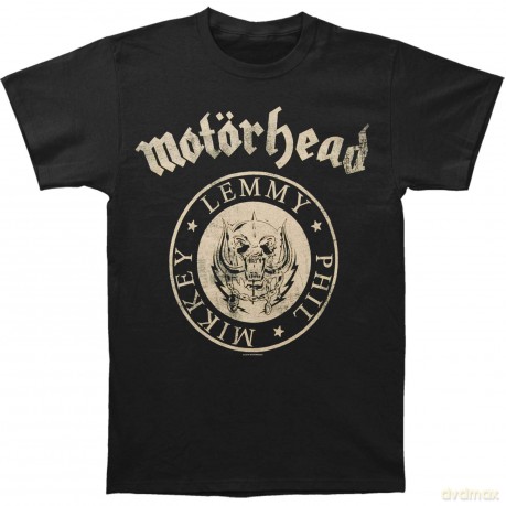 Motorhead: Men's Tee: Undercover Seal Newsprint (Medium)