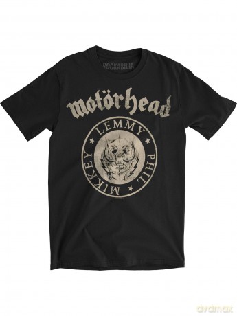 Motorhead: Men's Tee: Undercover Seal Newsprint (Medium)