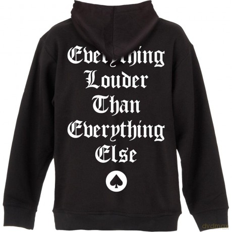 Motorhead: Men's Zipped Hoodie: England with Back Printing (Small)