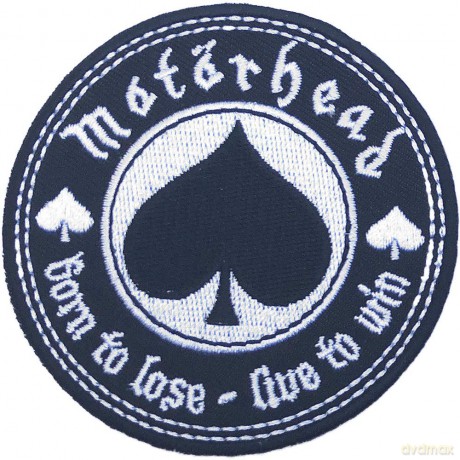 Motorhead: Standard Patch: Born to Love, Live to Win