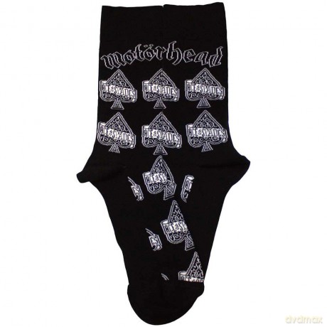 Motorhead: Unisex Ankle Socks: Ace Of Spades Repeat (Black) (UK Size 7 - 11)