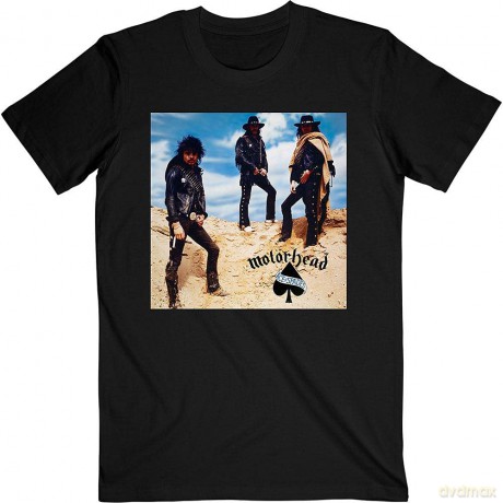 Motorhead: Unisex T-Shirt: Ace of Spades Track list (Black) (Back Print) (Large)