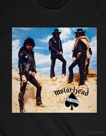 Motorhead: Unisex T-Shirt: Ace of Spades Track list (Black) (Back Print) (Small)