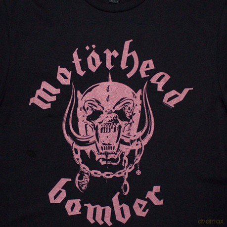 Motorhead: Unisex T-Shirt: Bomber Lyric (Black) (Back Print) (Large)