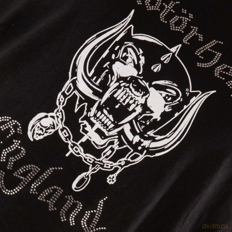 Motorhead: Unisex T-Shirt: England (Black) (Embellished) (Large)