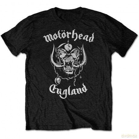 Motorhead: Unisex T-Shirt: England (Black) (Medium)