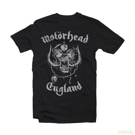 Motorhead: Unisex T-Shirt: England (Black) (X-Large)