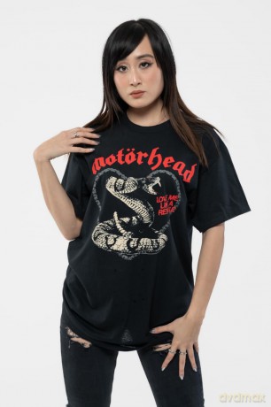 Motorhead: Unisex T-Shirt: Love Me Like A Reptile (Black) (X-Large)