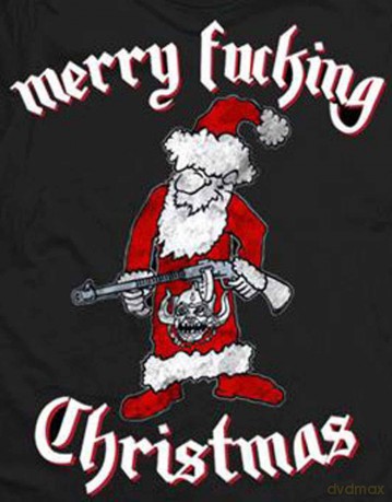 Motorhead: Unisex T-Shirt: Merry Effing Christmas (Black) (Small)