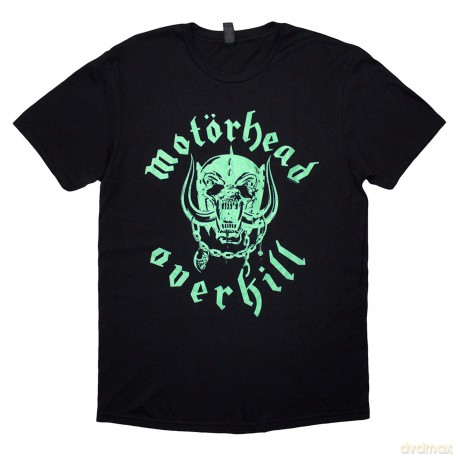 Motorhead: Unisex T-Shirt: Overkill Lyric (Black) (Back Print) (Medium)