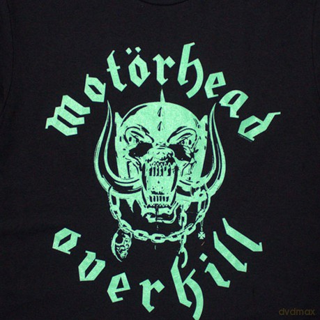 Motorhead: Unisex T-Shirt: Overkill Lyric (Black) (Back Print) (Medium)