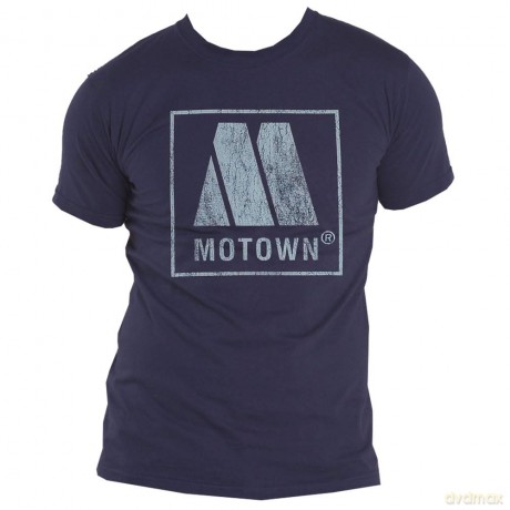 Motown Records: Unisex T-Shirt: Vintage Logo (Denim Blue) (Medium)