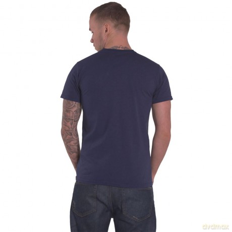 Motown Records: Unisex T-Shirt: Vintage Logo (Denim Blue) (Medium)