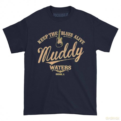 Muddy Waters: Men's Tee: Keep The Blues Alive (Large)
