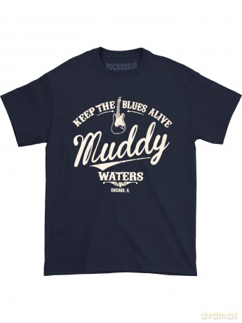 Muddy Waters: Men's Tee: Keep The Blues Alive (X-Large)