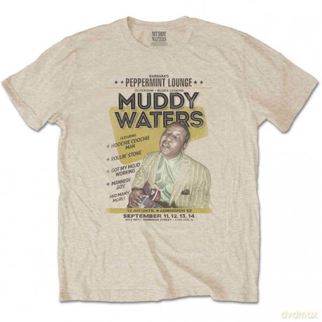 Muddy Waters: Men's Tee: Peppermint Lounge (Small)
