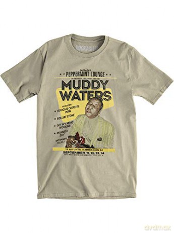 Muddy Waters: Men's Tee: Peppermint Lounge (X-Large)