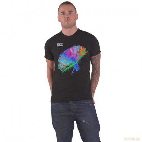 Muse: Unisex T-Shirt: 2nd Law Album (Black) (Medium)