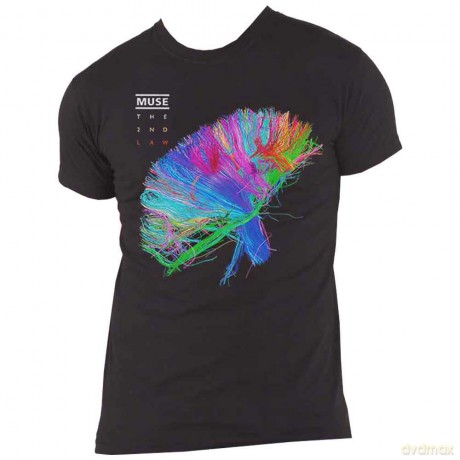 Muse: Unisex T-Shirt: 2nd Law Album (Black) (XX-Large)