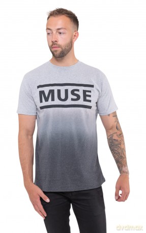 Muse: Unisex T-Shirt: Logo (White) (Wash Collection) (Large)