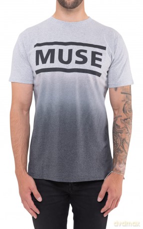 Muse: Unisex T-Shirt: Logo (White) (Wash Collection) (Medium)