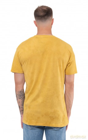 Muse: Unisex T-Shirt: Origin of Symmetry (Orange Yellow Mineral Wash) (Wash Collection) (Medium)