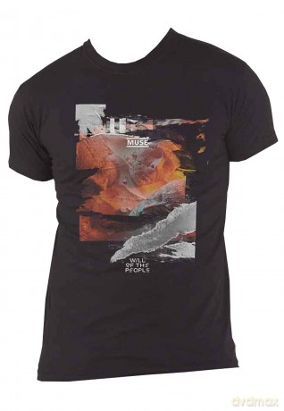 Muse: Unisex T-Shirt: Resistance Moon (Black) (XX-Large)