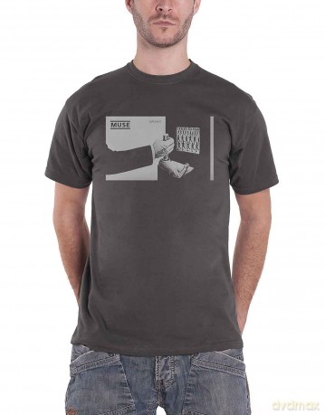 Muse: Unisex T-Shirt: Shifting (Charcoal Grey) (Medium)