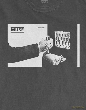 Muse: Unisex T-Shirt: Shifting (Charcoal Grey) (Small)