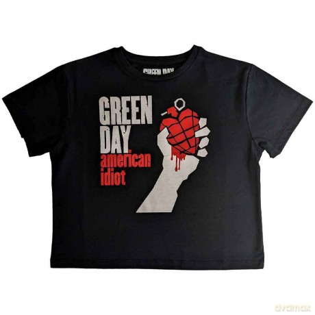 My Chemical Romance: Ladies Crop Top: March (Black) (Small)
