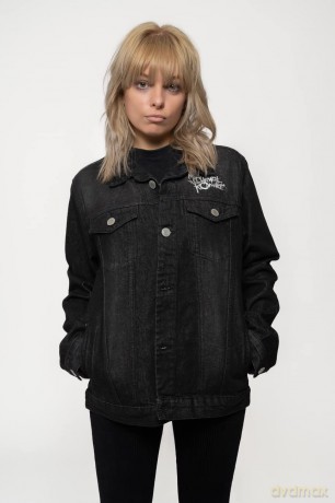 My Chemical Romance: Unisex Denim Jacket: Logo (Back Print) (X-Large)